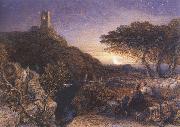 Samuel Palmer The Lonely Tower Spain oil painting artist